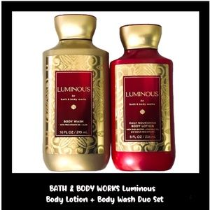 BATH & BODY WORKS Luminous Daily Nourishing Body Lotion + Body Wash Duo Set